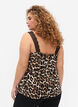 Kanten topje van viscose, Leopard, Model image number 1