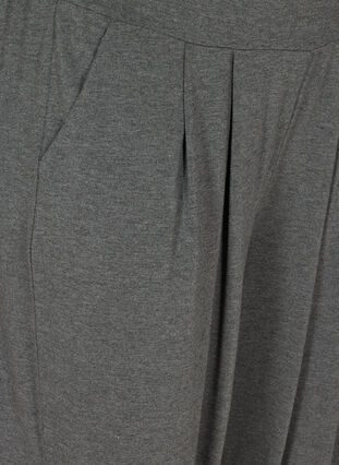 Pantacourt d'entraînement ample avec poches, Dark Grey Melange, Packshot image number 2