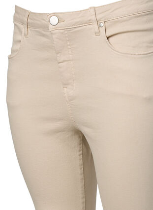 Jeans Amy super slim avec taille haute, Oatmeal, Packshot image number 2