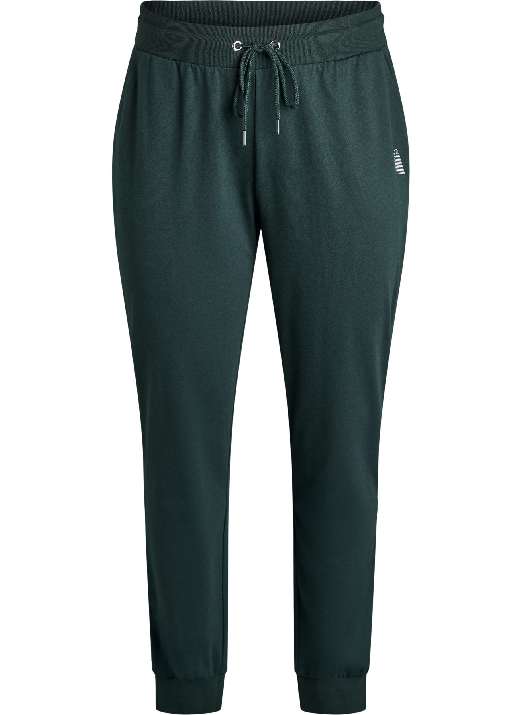 ZizziPantalon de surv&ecirc;tement ample avec poches, Vert fonc&eacute;, Packshot image number 0