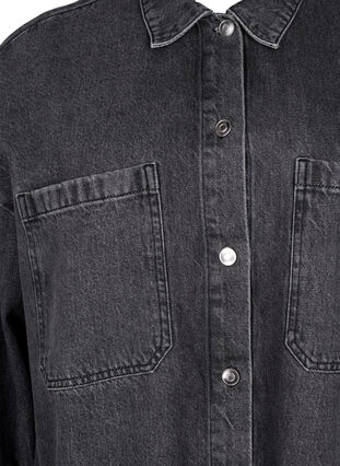 Veste en jean ample avec boutons, Grey Denim, Packshot image number 2