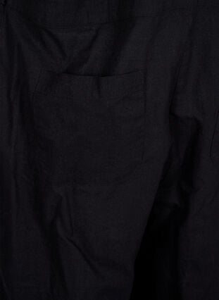 Overalls van linnenmix, Black, Packshot image number 4