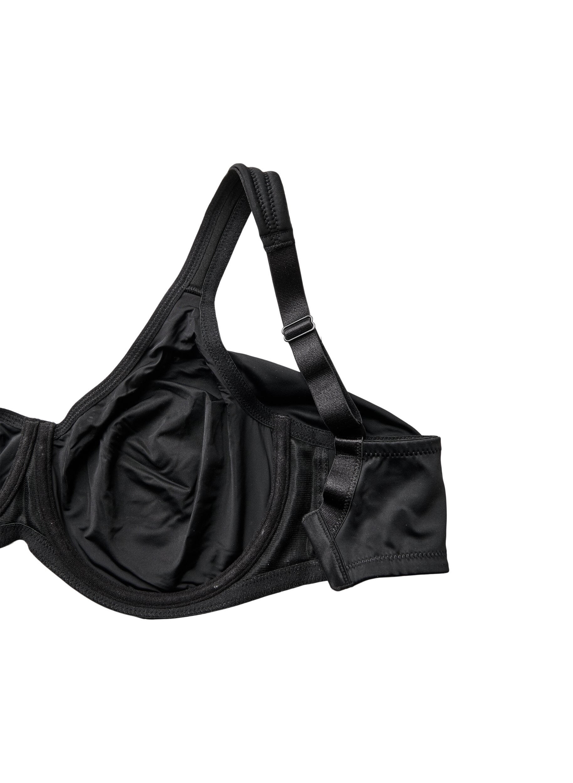 Zizzi Soutien-gorge confortable avec armature et bonnets moul&eacute;s, Noir, Packshot image number 3