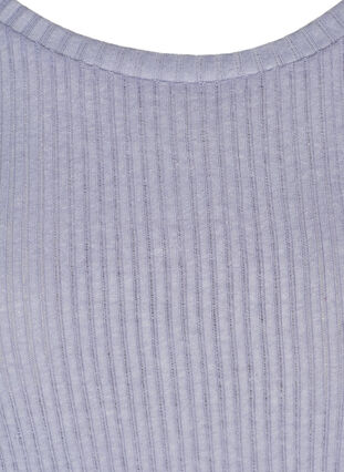 Geribbeld t-shirt met ronde hals, Cosmic Sky, Packshot image number 2