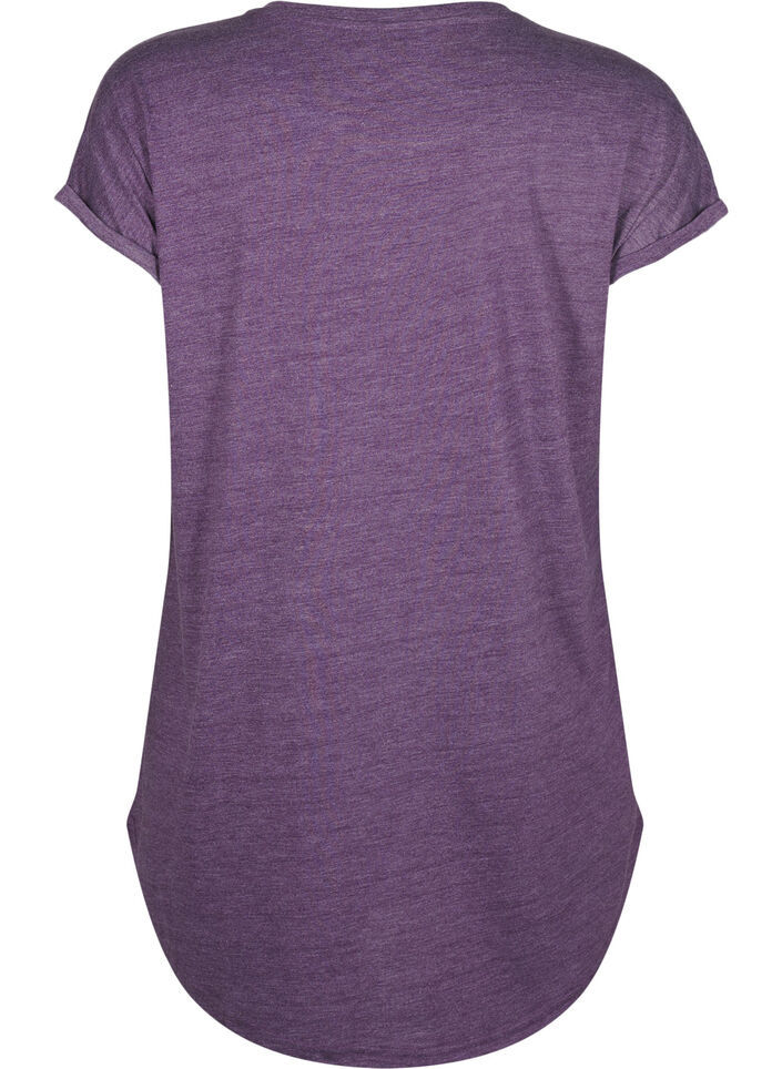 Nachthemd met korte mouwen en tekstprint, , Packshot image number 1