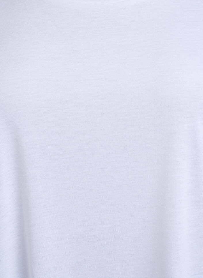 Chemise de nuit &agrave; manches courtes avec imprim&eacute; de texte, , Packshot image number 2