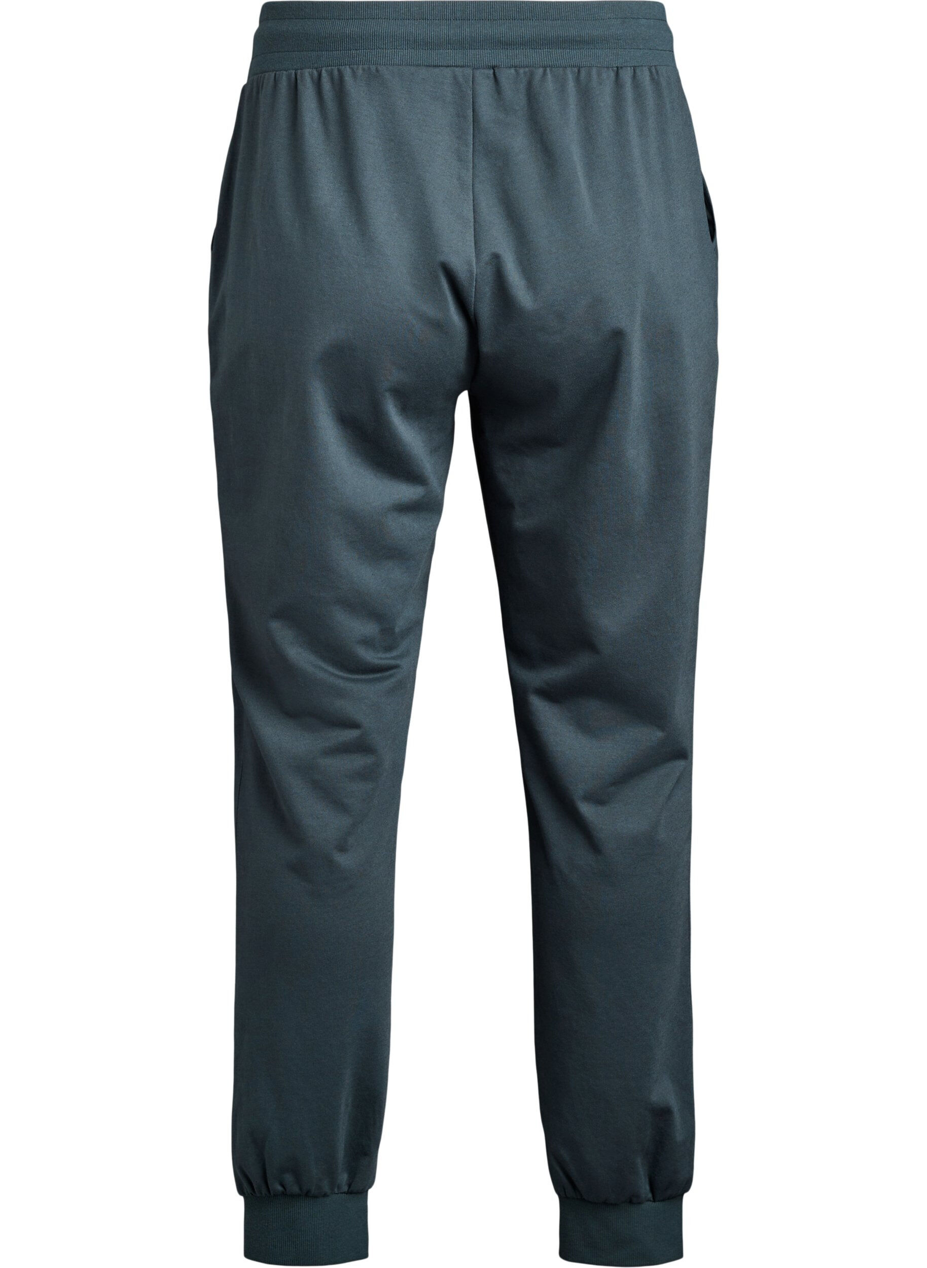 ZizziPantalon de surv&ecirc;tement ample avec poches, Vert fonc&eacute;, Packshot image number 1