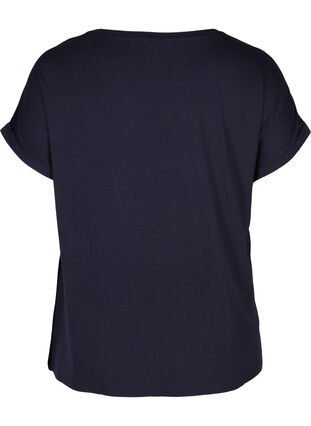 Pyjama t-shirt met korte mouwen en ronde hals, Night Sky, Packshot image number 1
