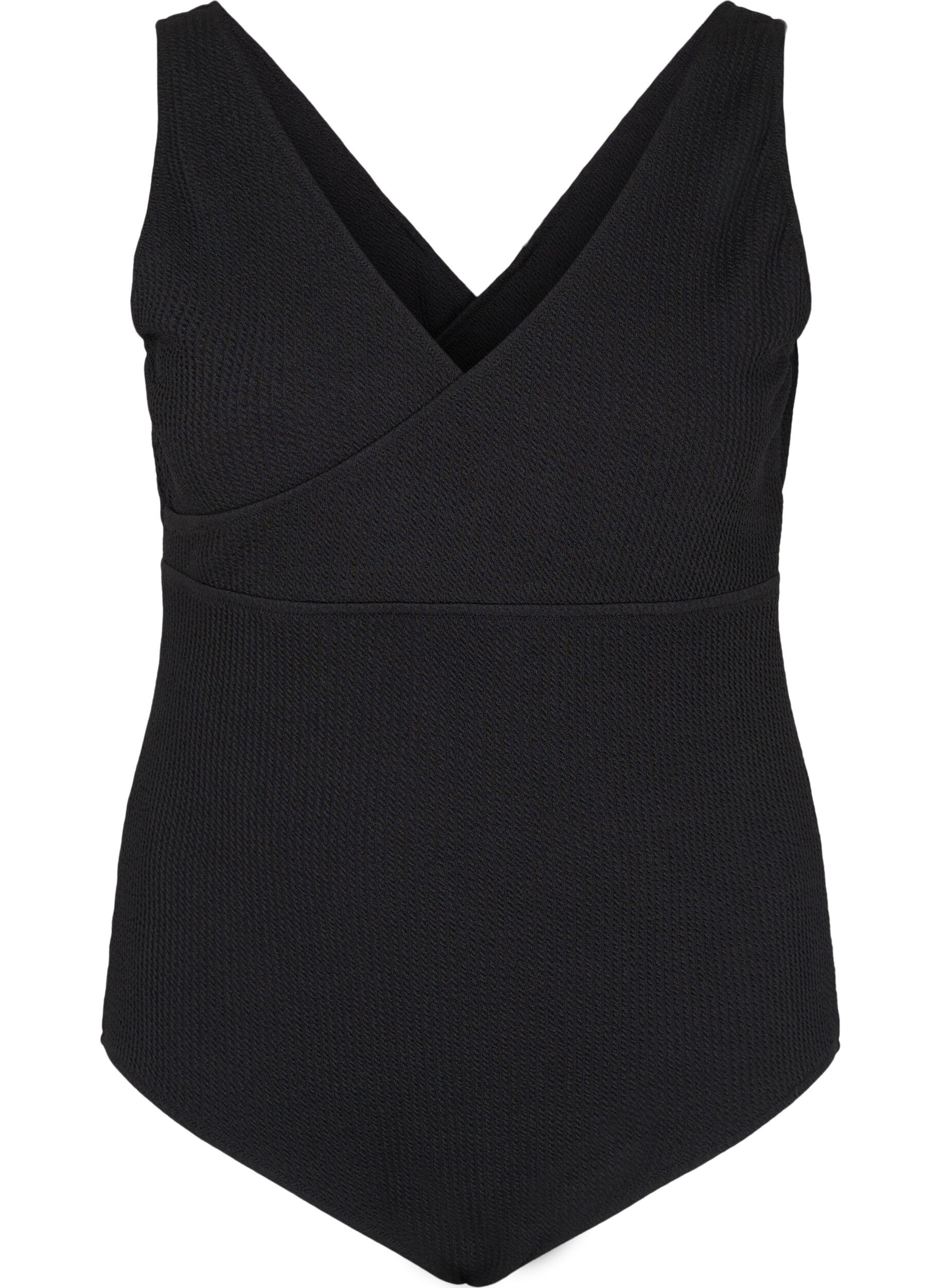 ZizziBadpak met wikkeleffect, Black, Packshot image number 0