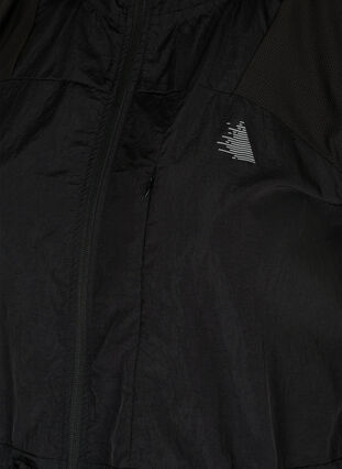 Gilet de sport avec capuche et taille ajustable, Black, Packshot image number 2