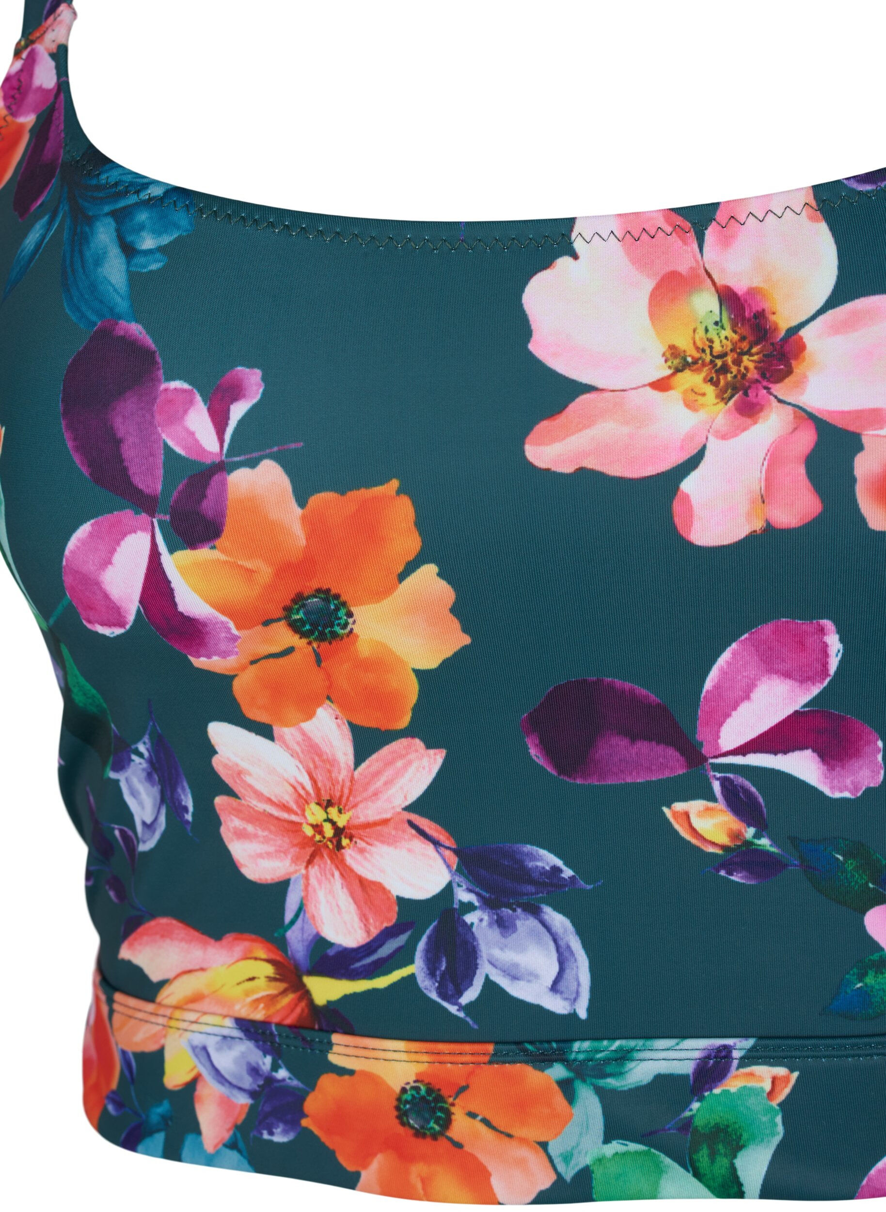 ZizziBedrukte bikinitop met verstelbare bandjes, Meave Print, Packshot image number 2