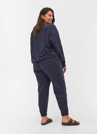 Pantalon de jogging ample avec poches, Night Sky Mel, Model image number 1
