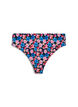 Bloemen brazilian bikini broekje, Rood, Packshot image number 0