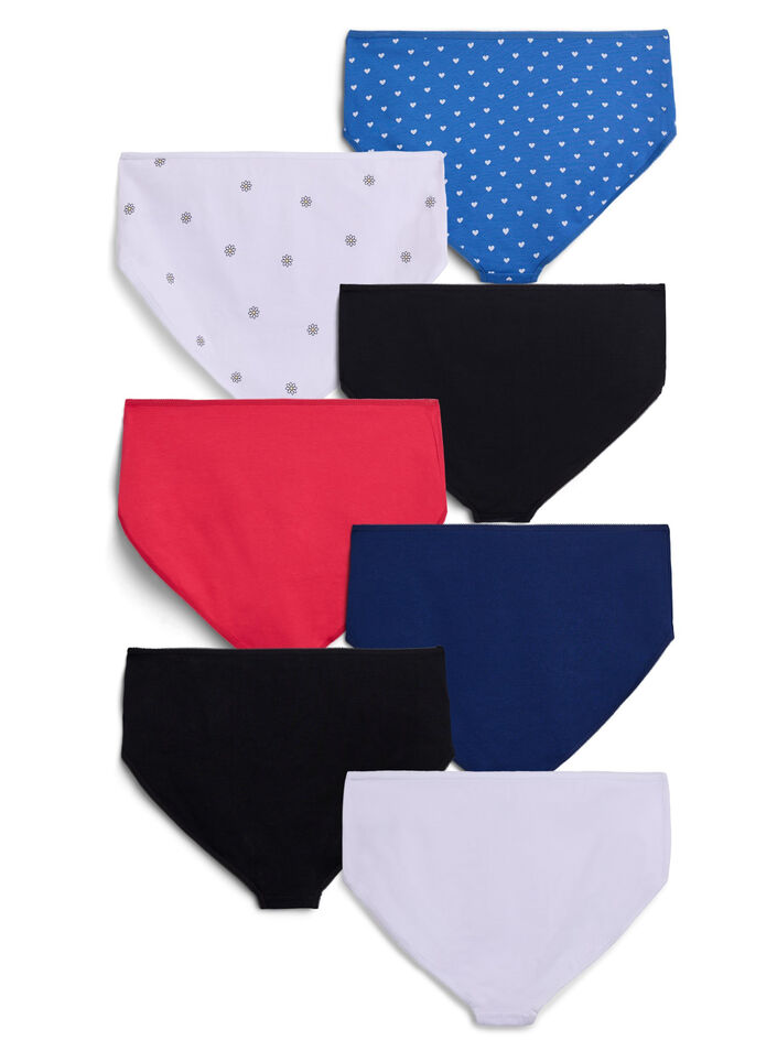 7-pack de culottes avec une taille standard, Mixed colours, Packshot image number 1