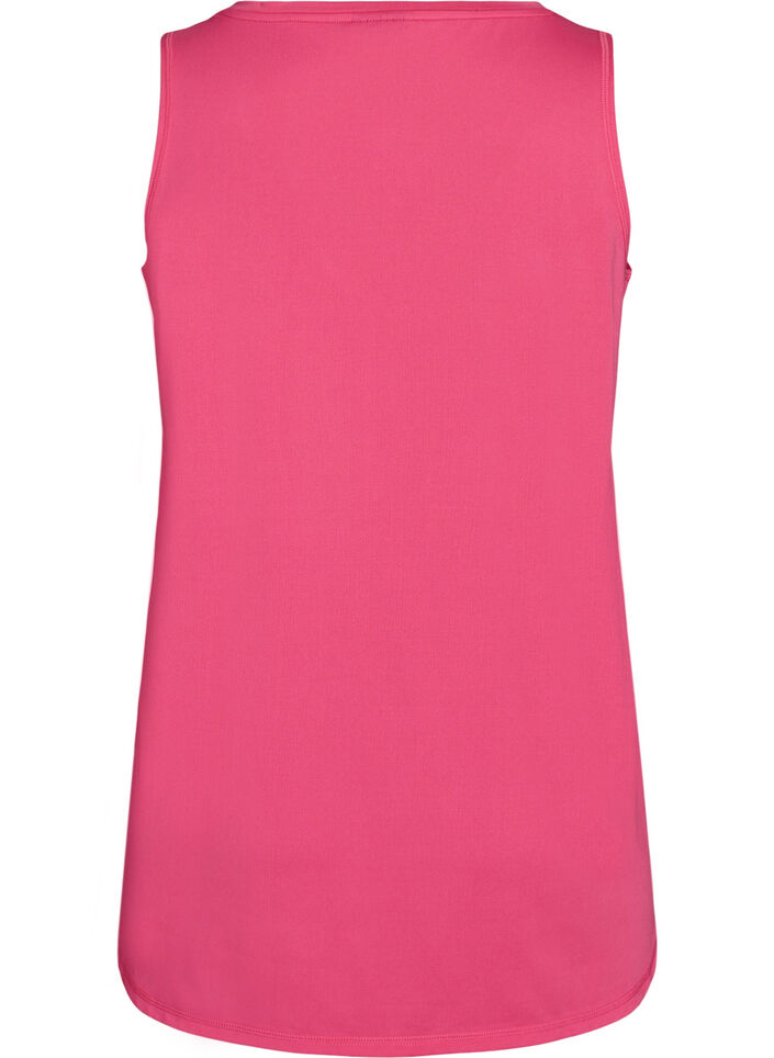 Sports top with V-neck, Rose, Packshot image number 1