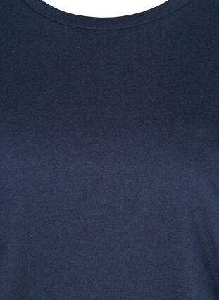 Sweatshirt met pofmouwen en kraaltjes, Black Iris, Packshot image number 2