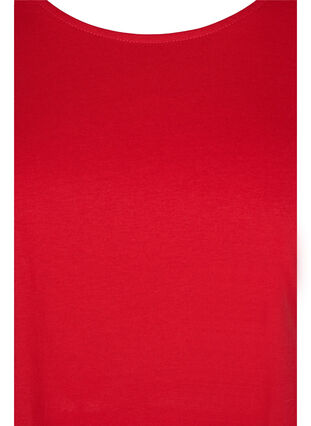 T-shirt en mélange coton, Tango Red, Packshot image number 2