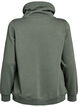 FLASH - Sweatshirt met hoge kraag en zakken, Groen, Packshot image number 1