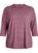Blouse en jersey avec manches 3/4, Bordeaux, Packshot image number 0