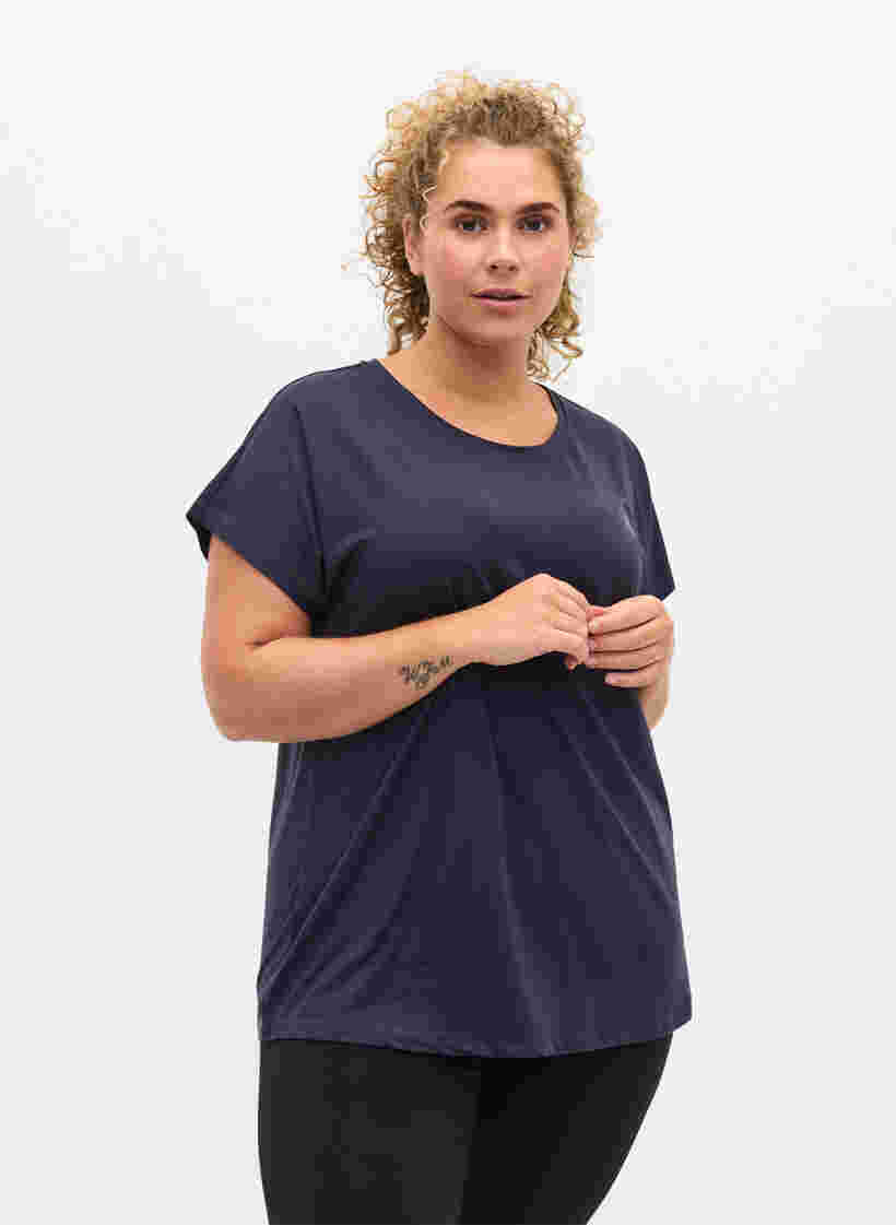 T-shirt basique, Graphite, Model image number 0