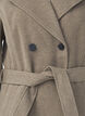 Korte wollen jas met riem, Desert Taupe Mel., Packshot image number 2