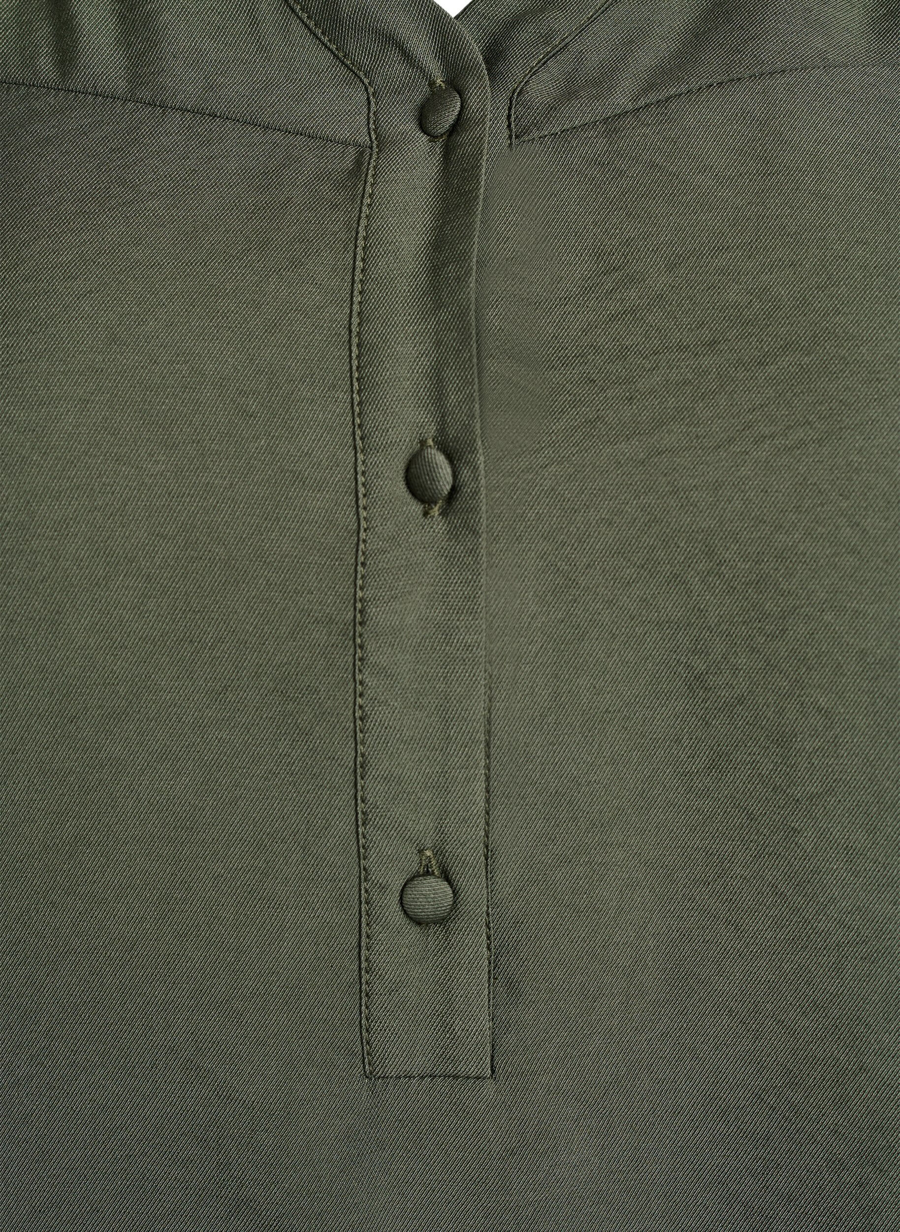 ZizziBlouse en viscose avec smock et d&eacute;tails fronc&eacute;s, Vert, Packshot image number 2