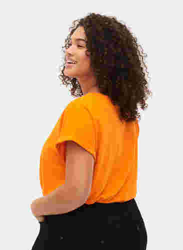 T-shirt à manches courtes en coton mélangé, Exuberance, Model image number 1