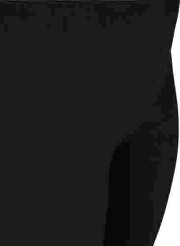 Viscose legging met drukknopen, Black, Packshot image number 2
