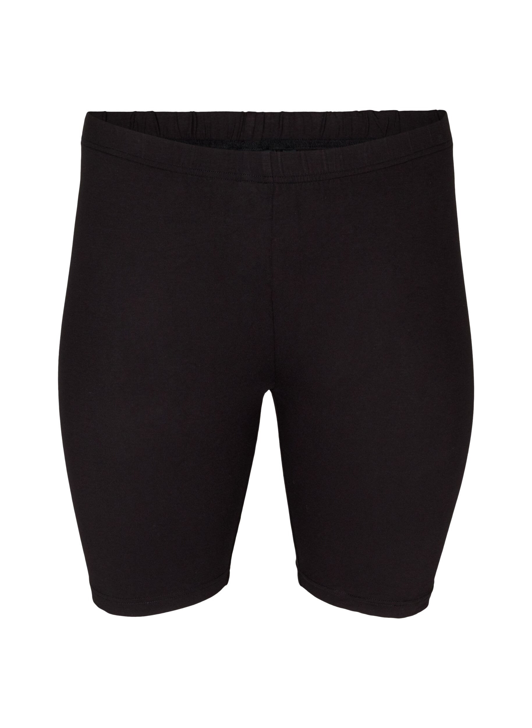 ZizziShort cycliste de base de couleur unie, Noir, Packshot image number 0