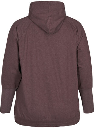 Sweatshirt met verstelbare onderkant, Fudge Mel. , Packshot image number 1