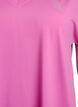 T-shirt de sport ample avec col en v, Rose, Packshot image number 2