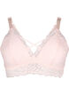 Bralette met koorddetail en zachte vulling, Peach Blush, Packshot image number 0