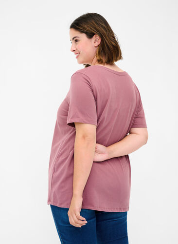 T-shirt basique, Rose Taupe, Model image number 1