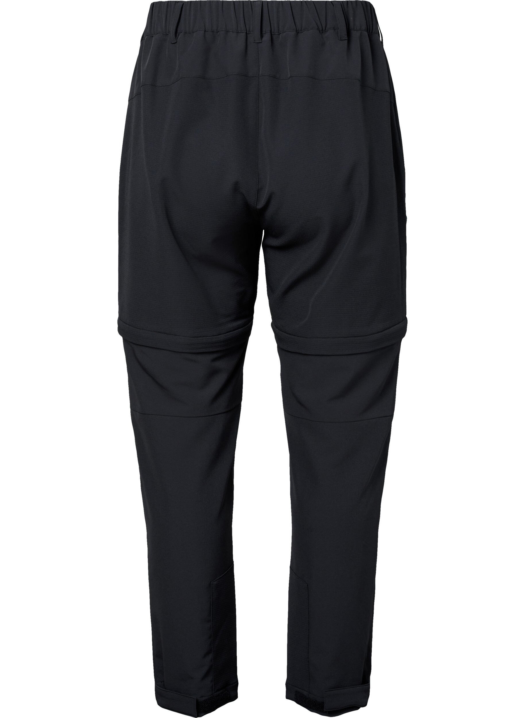 Zizzi Pantalons de randonn&eacute;e 2-en-1, Black, Packshot image number 1