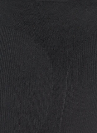 Shapewear short met hoge taille en kanten rand, Black, Packshot image number 2