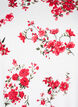 T-shirt met bloemenprint, Rood, Packshot image number 2