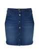 FLASH - Denim rok met knoopsluiting, Blauw, Packshot image number 0