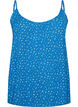 Strap top in viscose, Blauw, Packshot image number 0