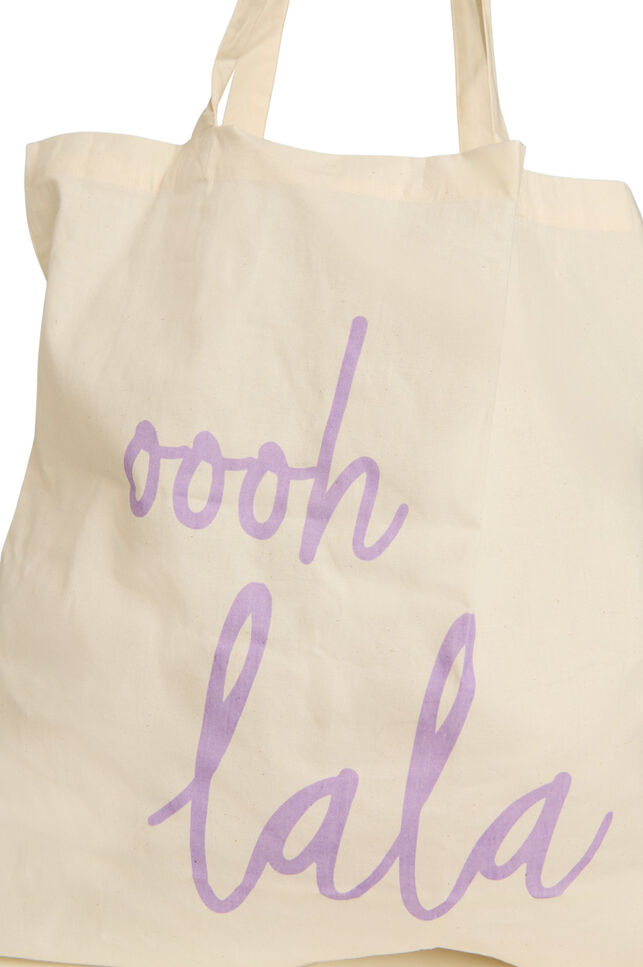 Tote bag imprim&eacute;, Mauve, Packshot image number 2
