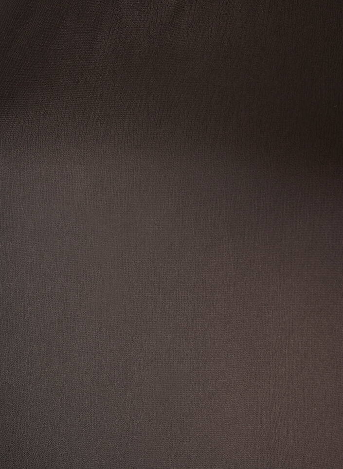 Satijnen blouse met ellebooglange mouwen, Bruin, Packshot image number 2