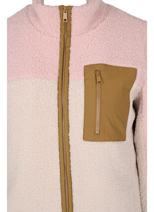 Veste en peluche avec fermeture éclair et poches, Rose Comb, Packshot image number 2