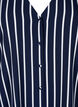 Blouse avec col en V et imprimé, Maritime Blue Stripe, Packshot image number 2