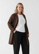 Blazer long avec des poches, Marron, Model image number 0