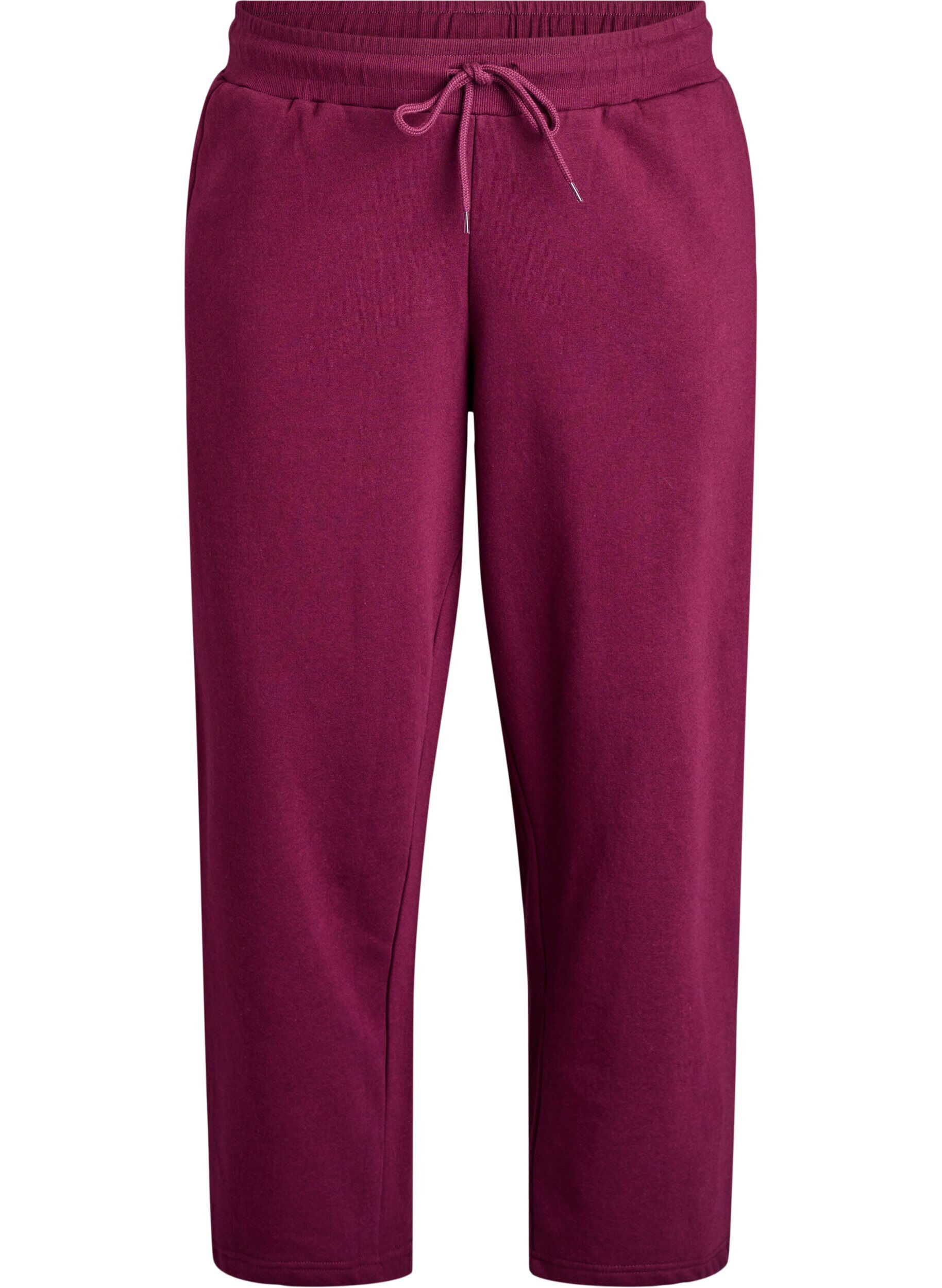 ZizziPantalon de jogging avec poches, Bordeaux fonc&eacute;, Packshot image number 0