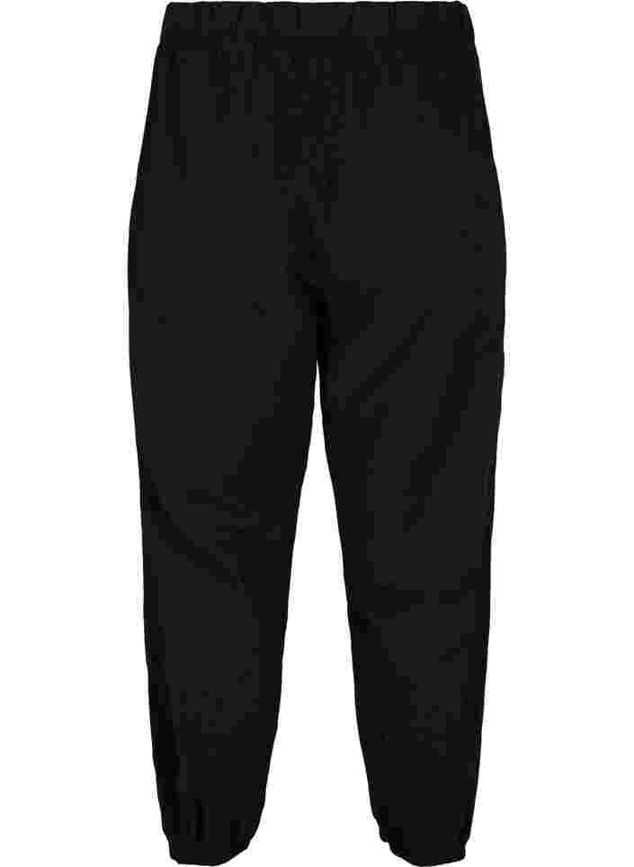 Pantalon court en coton, Black, Packshot image number 1