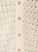Gebreid vest met open broderie en V-hals, Beige, Packshot image number 2