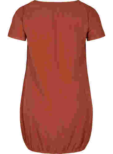 Katoenen jurk met korte mouwen, Arabian Spice, Packshot image number 1