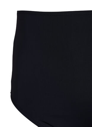 Bikinibroekje met extra high waist, Black, Packshot image number 2