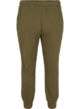 Pantalon à motifs avec cordon de serrage et poches, Ivy Green, Packshot image number 1
