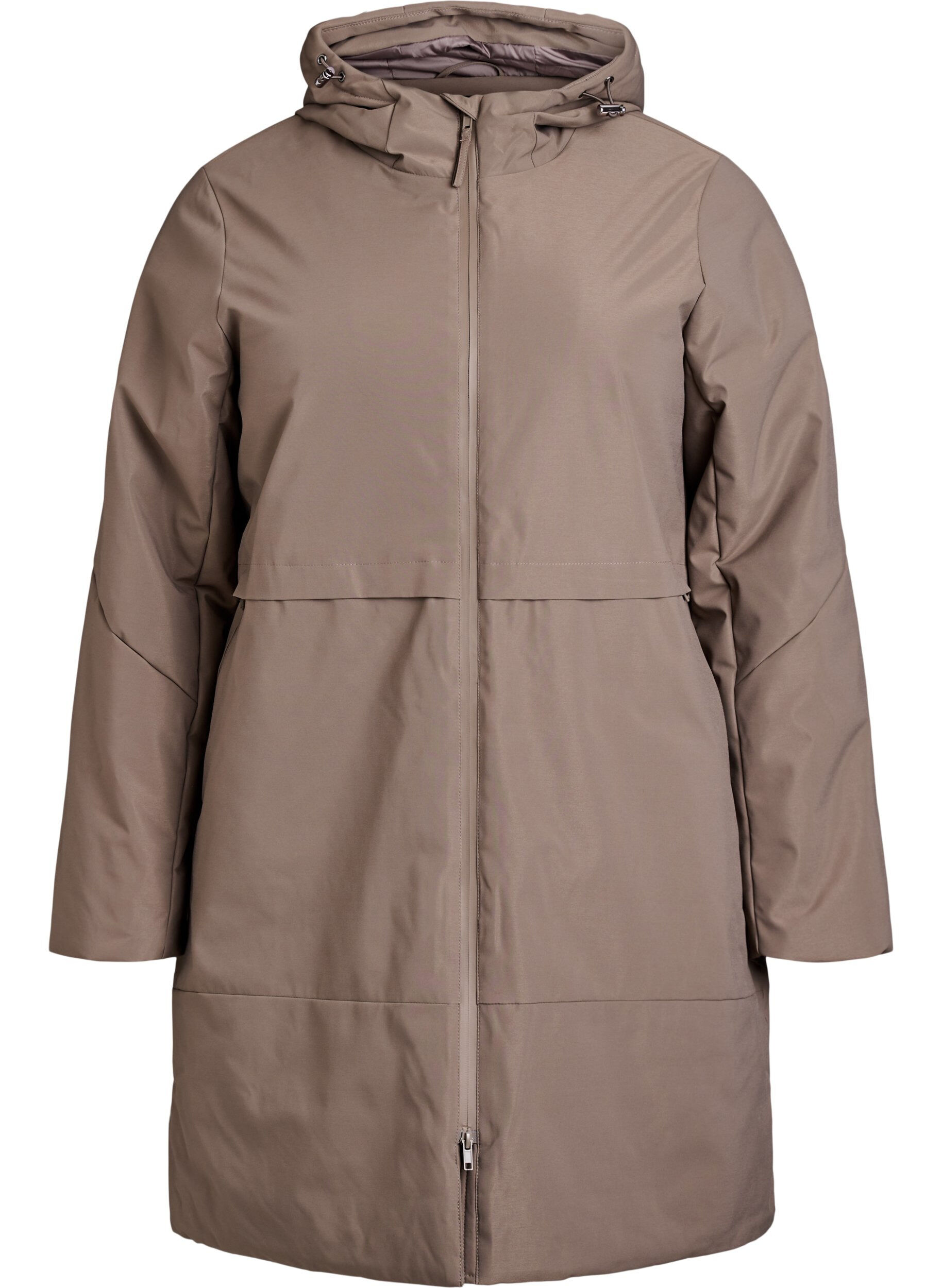 Winterjas met verstelbare taille